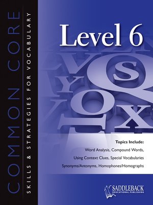 cover image of Common Core Skills and Strategies for Reading Level 6